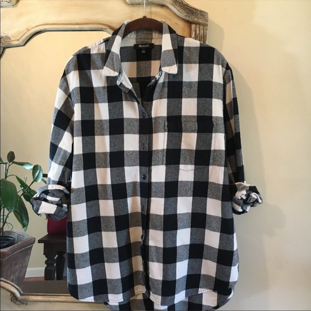 Madewell Buffalo Check flannel size large